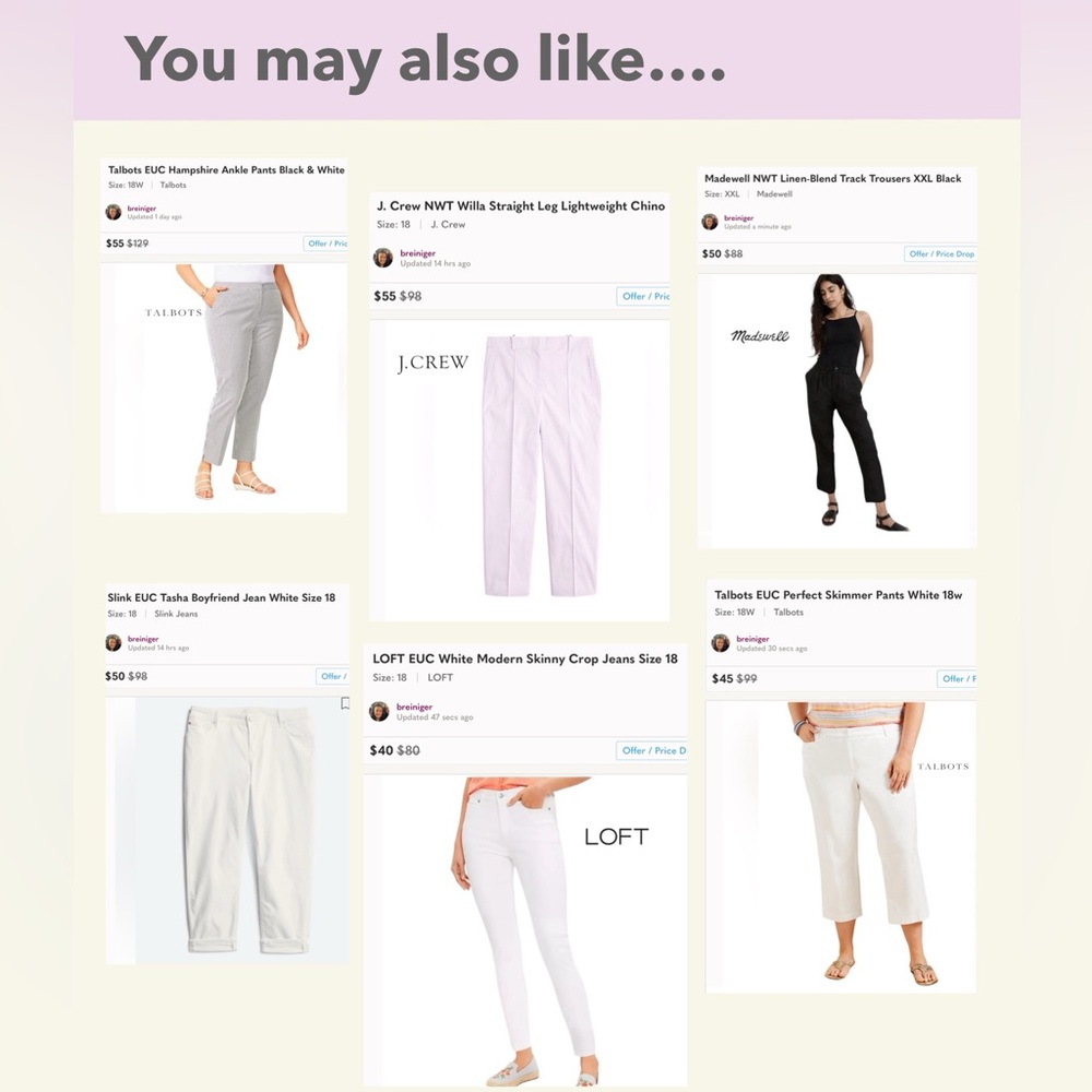Madewell NWT Linen-Blend Track Trousers XXL Tan - Picture 6 of 11